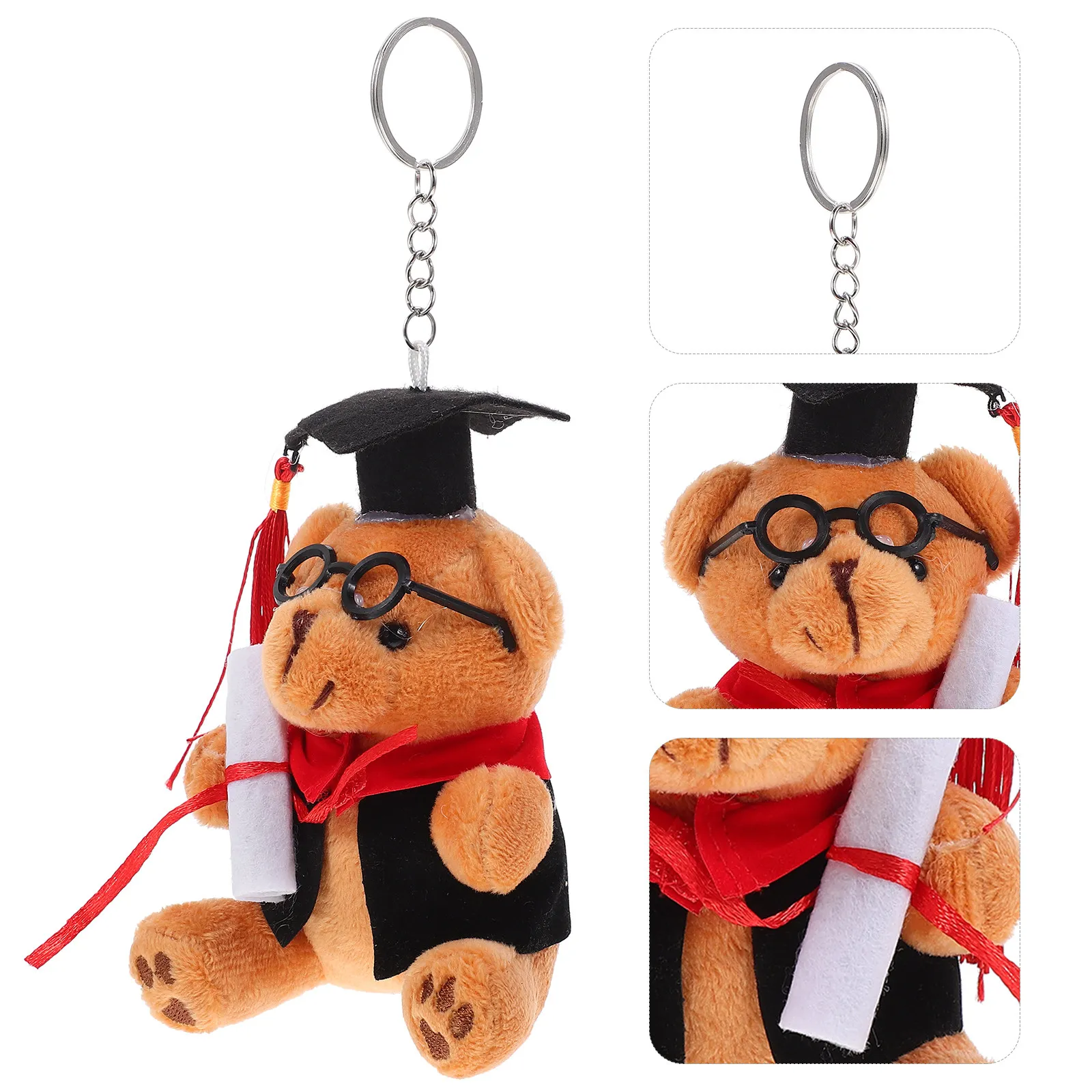 Graduation Bear Key Chain Cute Soft Mini Bear Charm Graduation Gift Ideas for Women Teens College Keyring Accessory
Graduation Bear Key Chain Cute Soft Mini Bear Charm Graduation Gift Ideas for Women Teens College Keyring Accessory