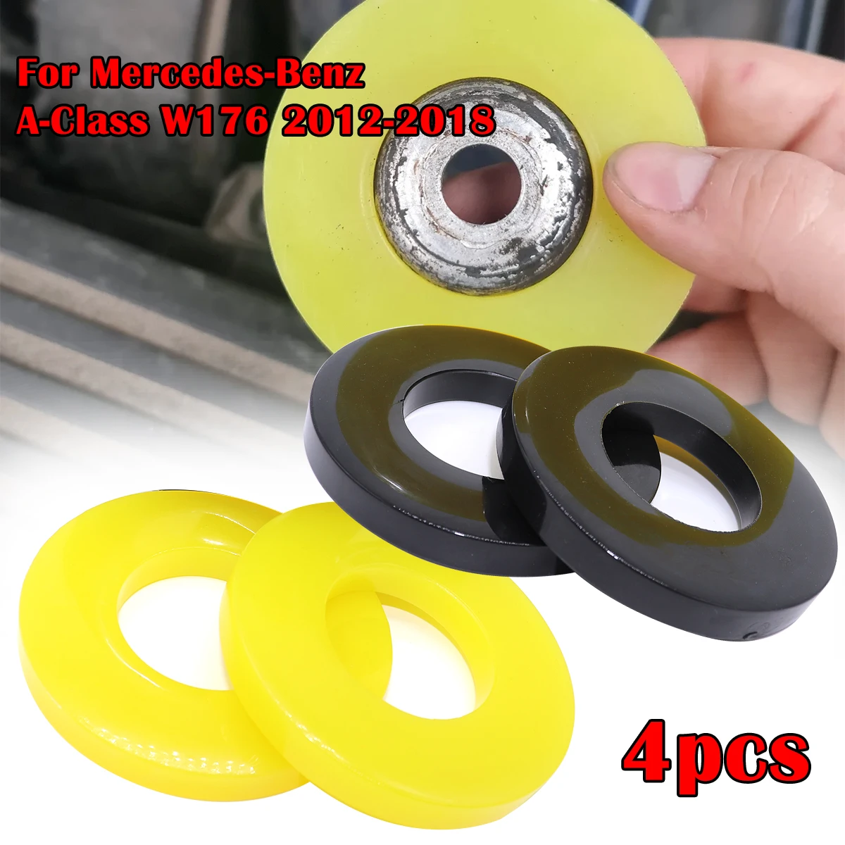 4pc Car Front Strut Top Mount Tower Suspension Shock-Absorbing Pad Over Bumps For Mercedes-Benz A-Class W176 2012 2013 2014-2018
4pc Car Front Strut Top Mount Tower Suspension Shock-Absorbing Pad Over Bumps For Mercedes-Benz A-Class W176 2012 2013 2014-2018