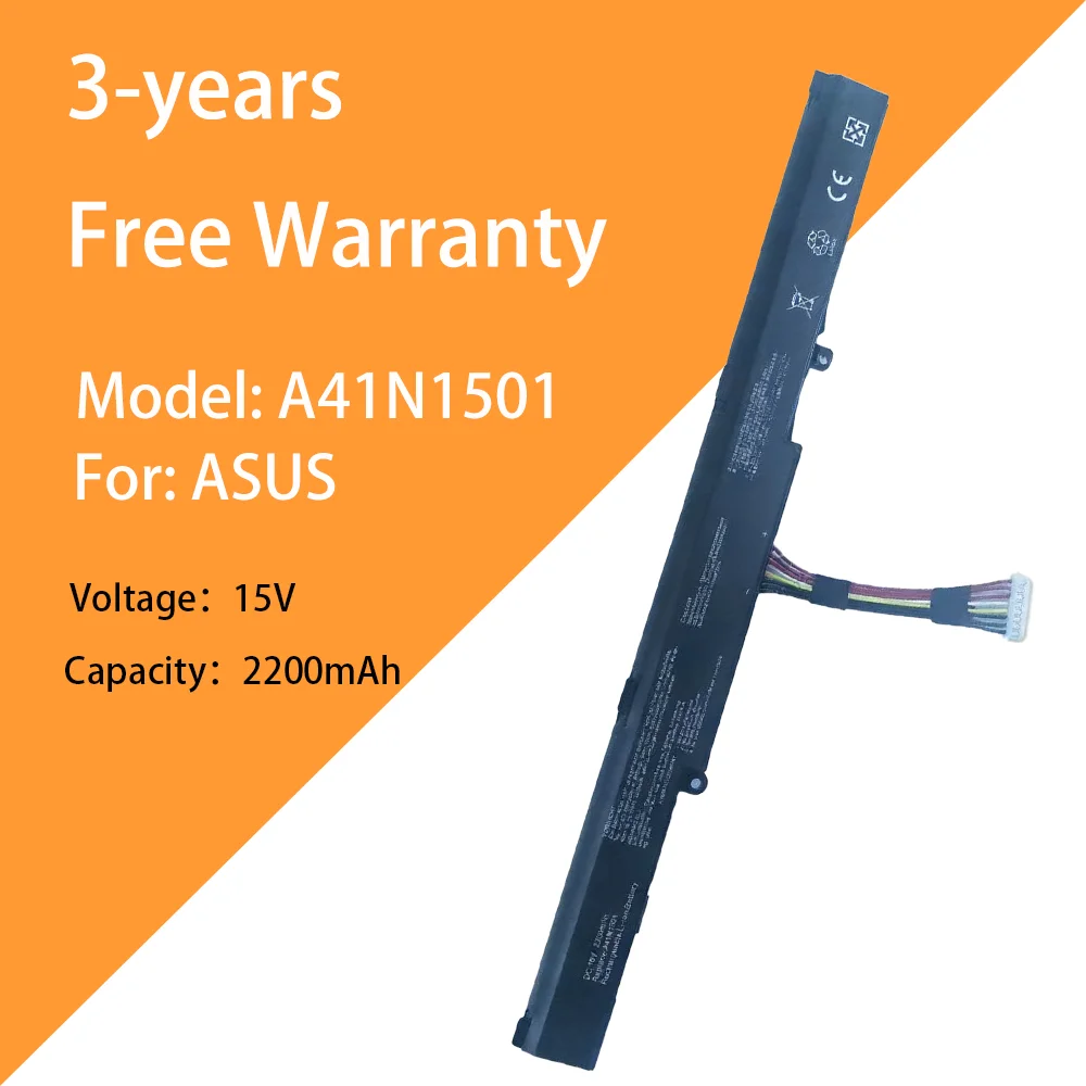 15V 4cells new notebook battery A41N1501 for ASUS N552V N752V GL752JW GL752VW FX71
15V 4cells new notebook battery A41N1501 for ASUS N552V N752V GL752JW GL752VW FX71