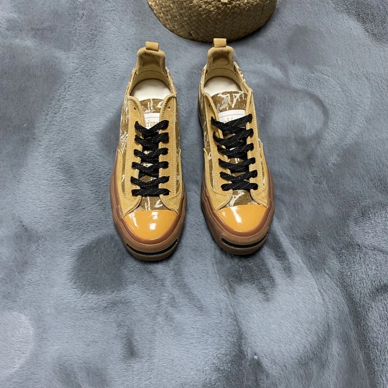 Summer Khaki Thick-Soled Vulcanized Shoes, Large Size Shoes, Men's Low-Top Canvas Shoes, Breathable Men's Shoes, Versatile Casual Sneakers
Summer Khaki Thick-Soled Vulcanized Shoes, Large Size Shoes, Men's Low-Top Canvas Shoes, Breathable Men's Shoes, Versatile Casual Sneakers