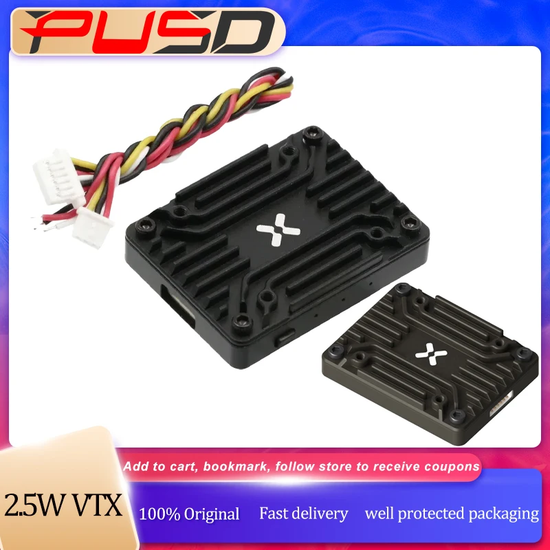 Видеопередатчик Reaper Extreme 5,8G 2,5 Вт Макс. FPV VTX 5,8G 40CH 2-8S 20X20 мм Питмод Регулируемый для дрона дальнего действия
Видеопередатчик Reaper Extreme 5,8G 2,5 Вт Макс. FPV VTX 5,8G 40CH 2-8S 20X20 мм Питмод Регулируемый для дрона дальнего действия