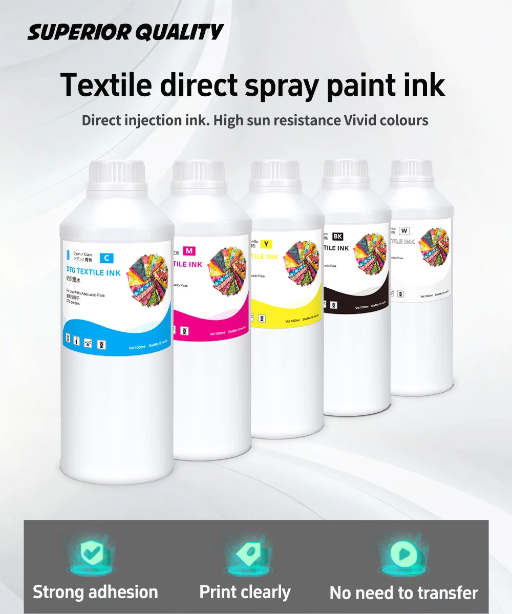 Winnerjet 1000ml GTX DTG ink Textile ink for Brother GTX GTX-422 PRO GTX-423 PRO GTX PRO GTX Bulk GTX PRO B printer
Winnerjet 1000ml GTX DTG ink Textile ink for Brother GTX GTX-422 PRO GTX-423 PRO GTX PRO GTX Bulk GTX PRO B printer