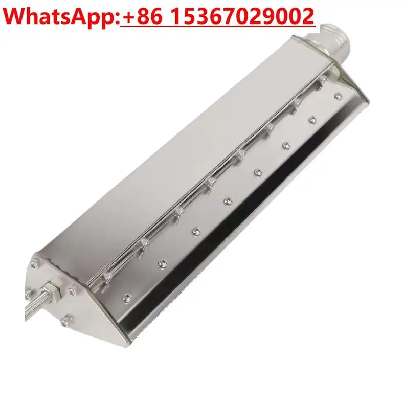 Воздушный нож из нержавеющей стали 304, очистка высокого давления/выдувание воды, удаление сушки воды, удаление пыли, осушение воздушной завесы, охлаждение
Воздушный нож из нержавеющей стали 304, очистка высокого давления/выдувание воды, удаление сушки воды, удаление пыли, осушение воздушной завесы, охлаждение