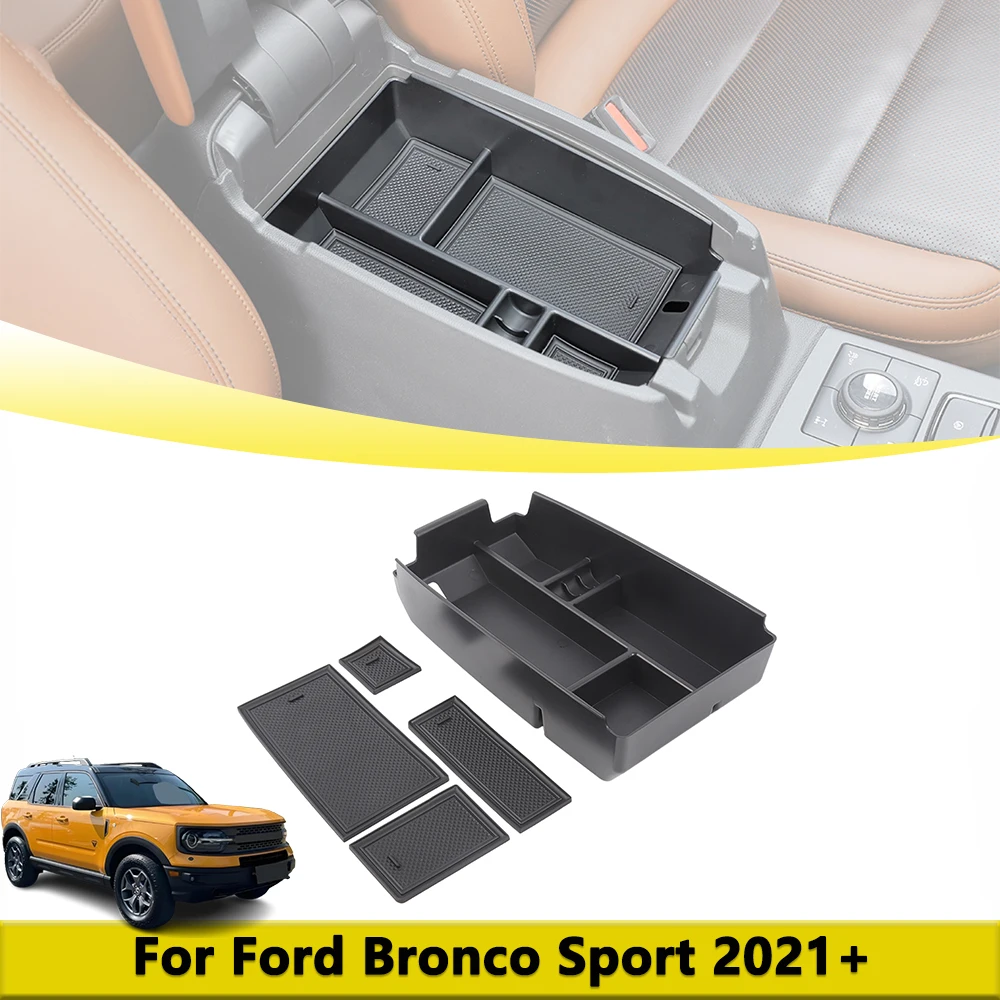Подлокотник центральной консоли автомобиля, дополнительный органайзер, лоток для Ford Bronco Sport 2021-2025, аксессуары для интерьера, укладка и уборка
Подлокотник центральной консоли автомобиля, дополнительный органайзер, лоток для Ford Bronco Sport 2021-2025, аксессуары для интерьера, укладка и уборка