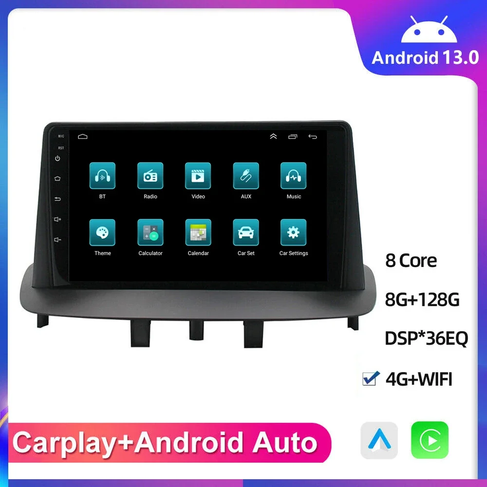 For Renault Megane 3 Fluence 2008 - 2013 2014 Car Radio Multimedia Navigation GPS Auto Android No 2 Din wireless Carplay
For Renault Megane 3 Fluence 2008 - 2013 2014 Car Radio Multimedia Navigation GPS Auto Android No 2 Din wireless Carplay