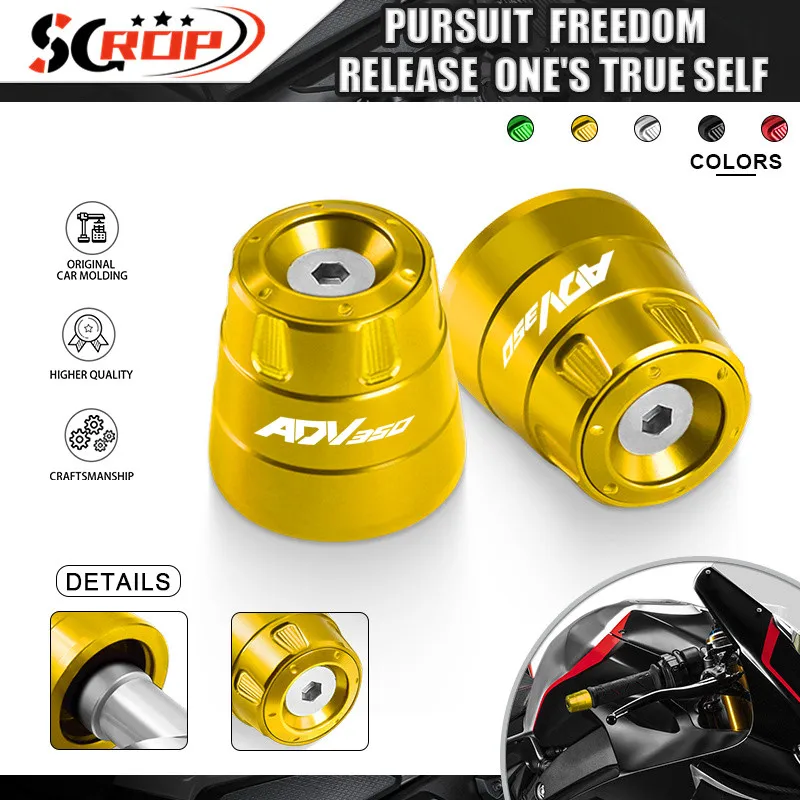 New Handlebar End Plugs Grip For ADV150 ADV160 ADV350 7/8''22 MM Universal Motorcycle CNC Handle Bar Grips adv150 adv160 adv350
New Handlebar End Plugs Grip For ADV150 ADV160 ADV350 7/8''22 MM Universal Motorcycle CNC Handle Bar Grips adv150 adv160 adv350