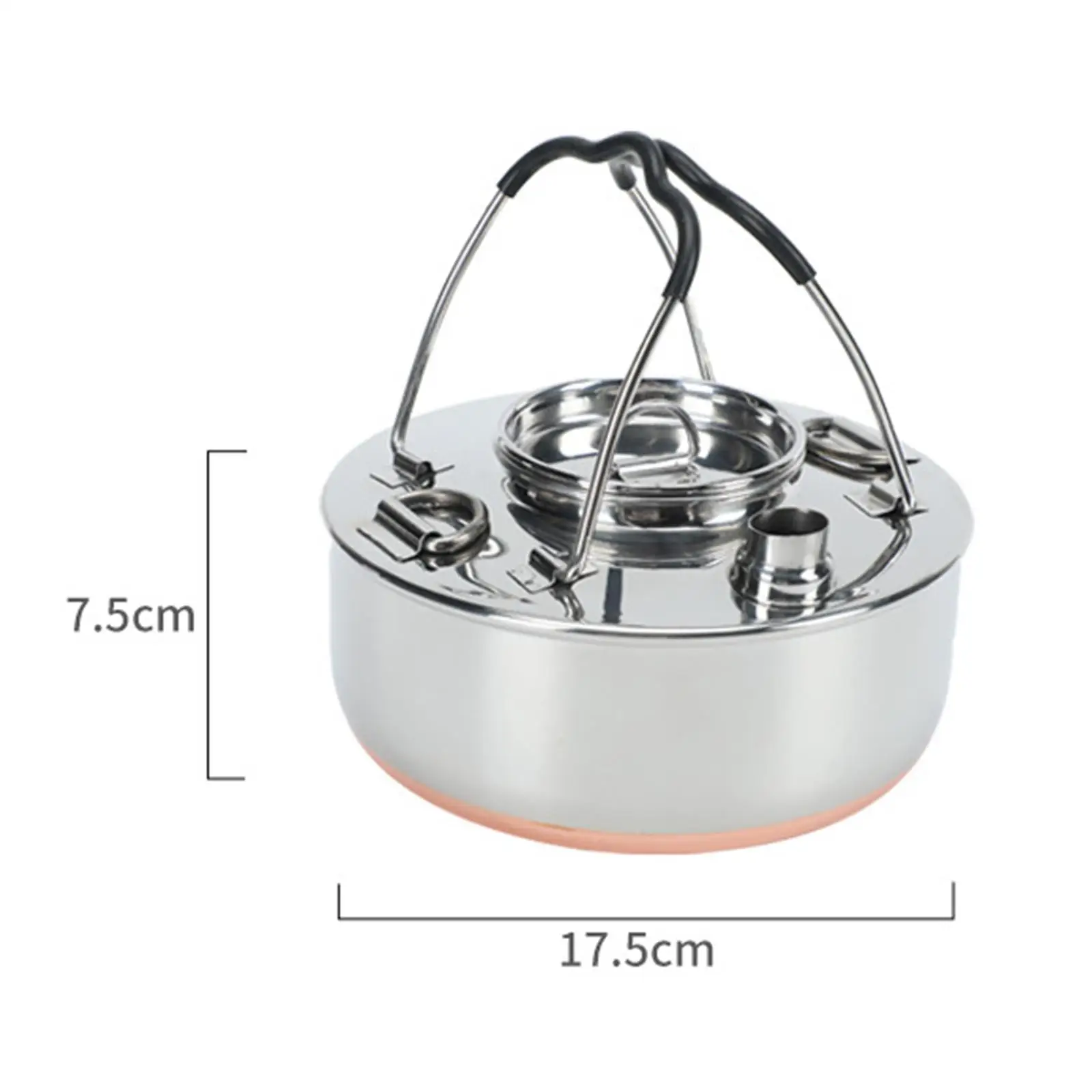 Lightweight Camping Campfire Kettle Outdoor Teapot for Boiling Water Mountaineering
Lightweight Camping Campfire Kettle Outdoor Teapot for Boiling Water Mountaineering