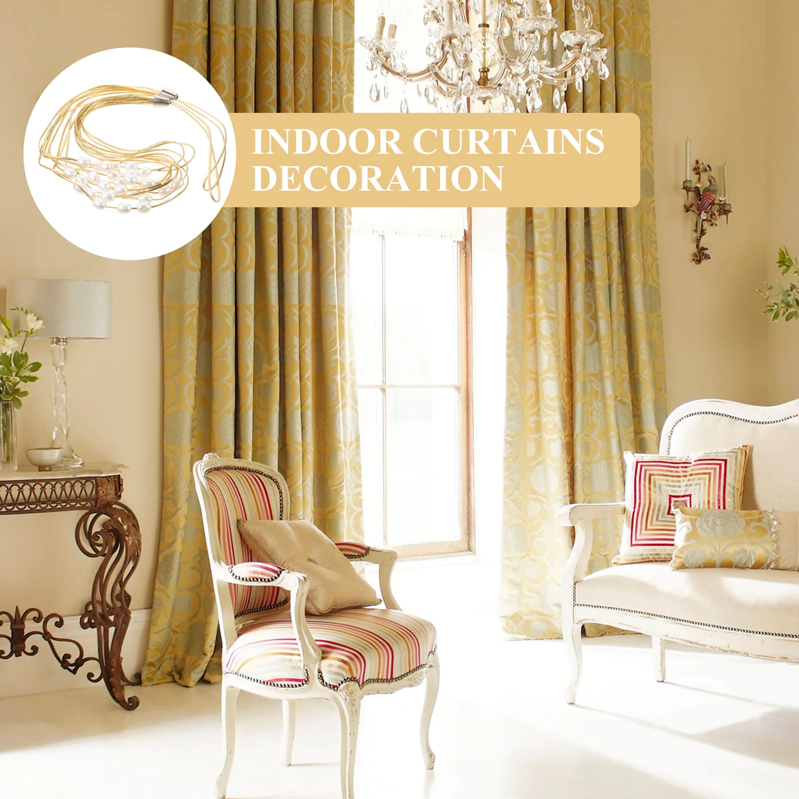 2pcs Pearl Curtain Tieback Premium Decorative Drape Ties For Living Room Bedroom Kitchen Bathroom Office Studio Home Décor Rope
2pcs Pearl Curtain Tieback Premium Decorative Drape Ties For Living Room Bedroom Kitchen Bathroom Office Studio Home Décor Rope