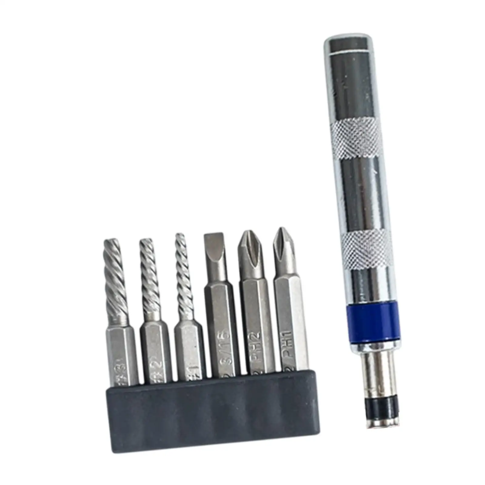 7x Impact Screw Driver Set Heavy Duty Portable Multipurpose Screw Remover for Car Repairs Device Maintenance Tight Spaces
7x Impact Screw Driver Set Heavy Duty Portable Multipurpose Screw Remover for Car Repairs Device Maintenance Tight Spaces