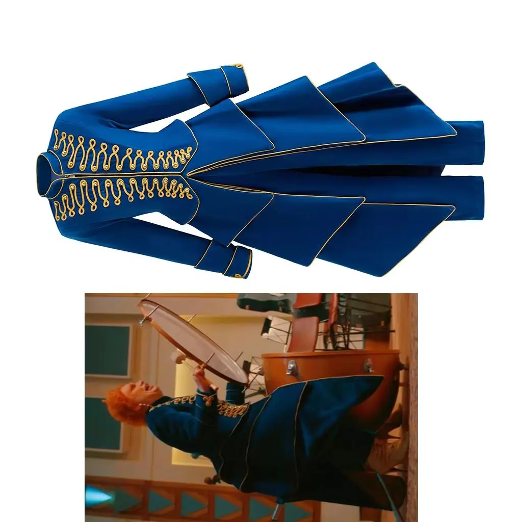 TV Jinkx Cosplay The Devil's Costume Women's Blue Military Uniform Suit Halloween Theatre Stage Performance Tailcoat Ball Gown 
TV Jinkx Cosplay The Devil's Costume Women's Blue Military Uniform Suit Halloween Theatre Stage Performance Tailcoat Ball Gown