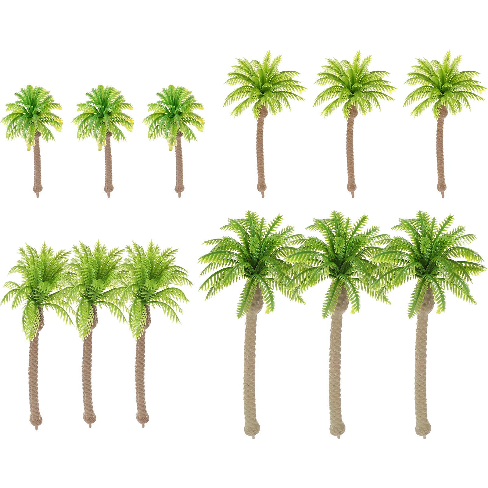 12 Pcs Coconut Tree Model Mini Plastic 9cm 11cm 14cm 17cm Lifelike Scenery Layout Architecture Train Track Decor Realistic
12 Pcs Coconut Tree Model Mini Plastic 9cm 11cm 14cm 17cm Lifelike Scenery Layout Architecture Train Track Decor Realistic