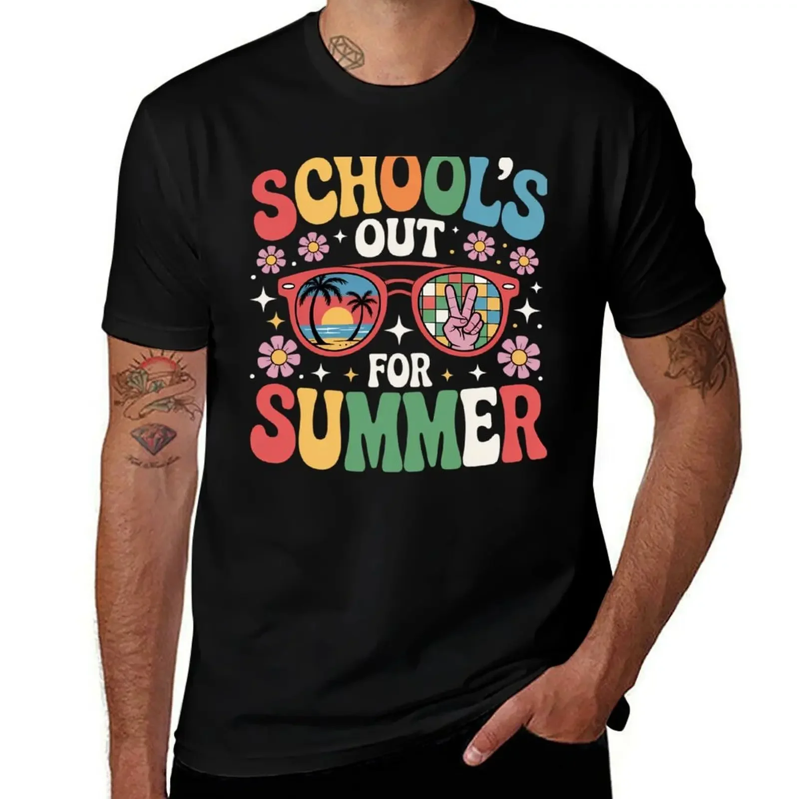 Last Day Of School Teacher School's Out For Summer Groovy T-Shirt blue archive essential t shirt mens shirts graphic tee
Last Day Of School Teacher School's Out For Summer Groovy T-Shirt blue archive essential t shirt mens shirts graphic tee