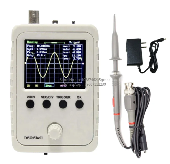 DIY Kit Handheld Oscilloscope Digital Storage Oscilloscope Kit for Electronics Hobbyists and Students
DIY Kit Handheld Oscilloscope Digital Storage Oscilloscope Kit for Electronics Hobbyists and Students