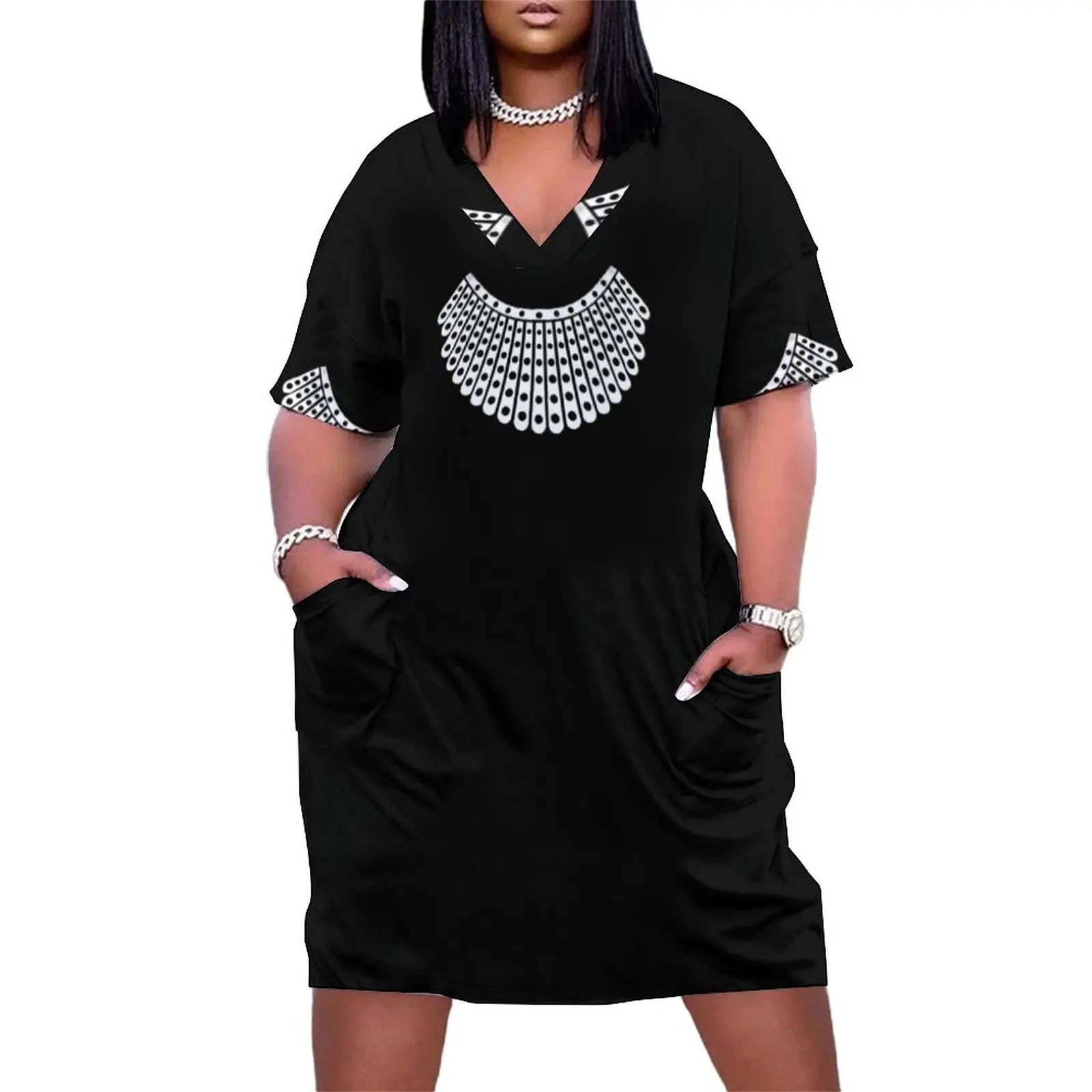 Ruth Bader Ginsburg Dissent Collar Loose Pocket Dress dress for woman Women long dress
Ruth Bader Ginsburg Dissent Collar Loose Pocket Dress dress for woman Women long dress