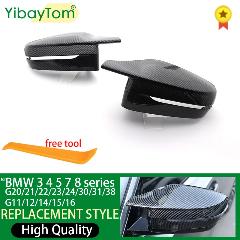 Exterior Side Rearview Mirror Cover Caps For BMW 3/4/5/6/7/8-Series G11 G12 G14 G15 G16 G20 G21 G22 G23 G30 G31 2019 2020
Exterior Side Rearview Mirror Cover Caps For BMW 3/4/5/6/7/8-Series G11 G12 G14 G15 G16 G20 G21 G22 G23 G30 G31 2019 2020