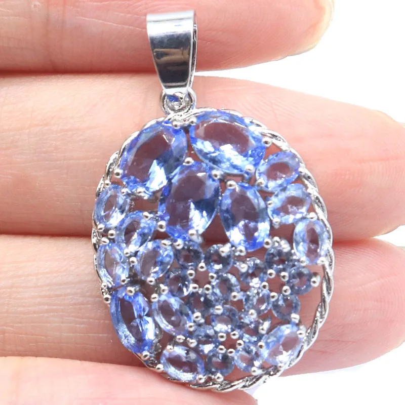 Buy 5 Get 1 Free Jzaza 33x21mm Elegant 3.1g Rich Blue Violet Tanzanite Daily Wear Gift Silver Pendant
Buy 5 Get 1 Free Jzaza 33x21mm Elegant 3.1g Rich Blue Violet Tanzanite Daily Wear Gift Silver Pendant
