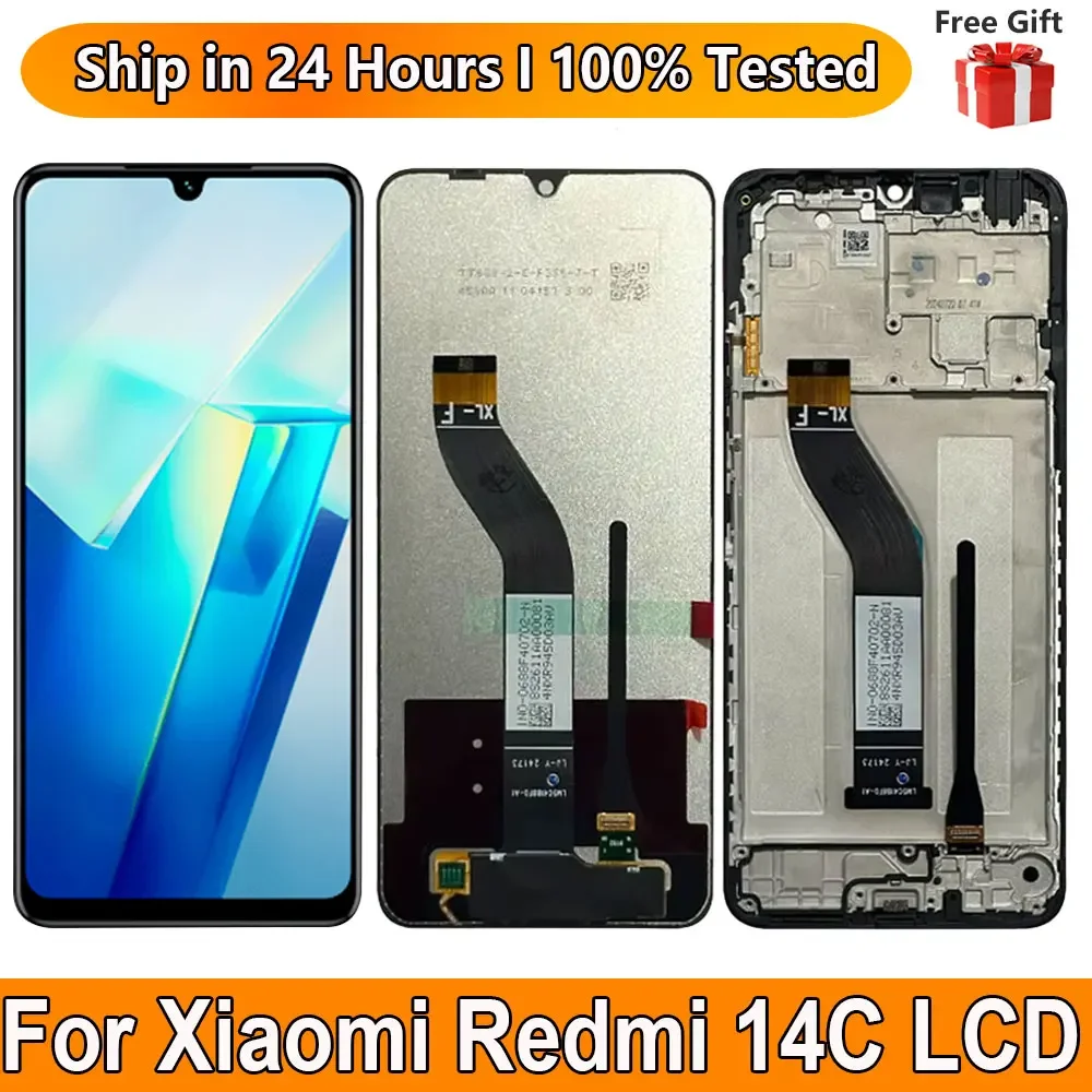 6,88 ''для Xiaomi Redmi 14C ЖК-дисплей с рамкой, дигитайзер сенсорной панели в сборе для Xiaomi Redmi 14C Замена экрана
6,88 ''для Xiaomi Redmi 14C ЖК-дисплей с рамкой, дигитайзер сенсорной панели в сборе для Xiaomi Redmi 14C Замена экрана