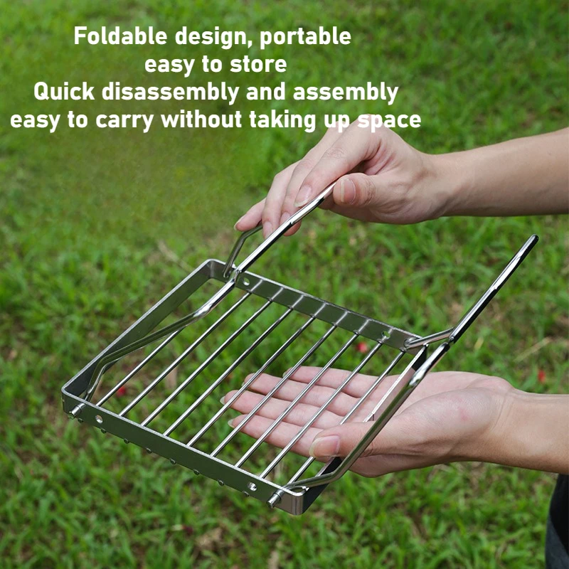 1pc 16/30cm Outdoor Striped Stainless Steel Alcohol Furnace Bracket Grid Oblong Folding Net Camping Bbq Thermostability Portable
1pc 16/30cm Outdoor Striped Stainless Steel Alcohol Furnace Bracket Grid Oblong Folding Net Camping Bbq Thermostability Portable