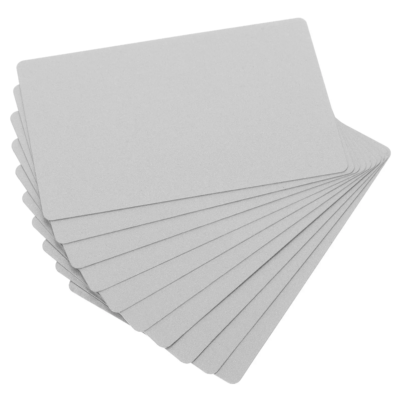 10Pcs Blank Aluminum Alloy Cards for Sublimation Heat Transfer Double Sided Printing Professional Metal Business Cards Engraving
10Pcs Blank Aluminum Alloy Cards for Sublimation Heat Transfer Double Sided Printing Professional Metal Business Cards Engraving