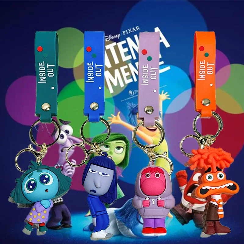Disney Inside Out 2 New Keychain Cute Keychain Pendant Dolls Accessories Anxiet Envy Ennui Embarrassment Anime Figure Key Chain
Disney Inside Out 2 New Keychain Cute Keychain Pendant Dolls Accessories Anxiet Envy Ennui Embarrassment Anime Figure Key Chain
