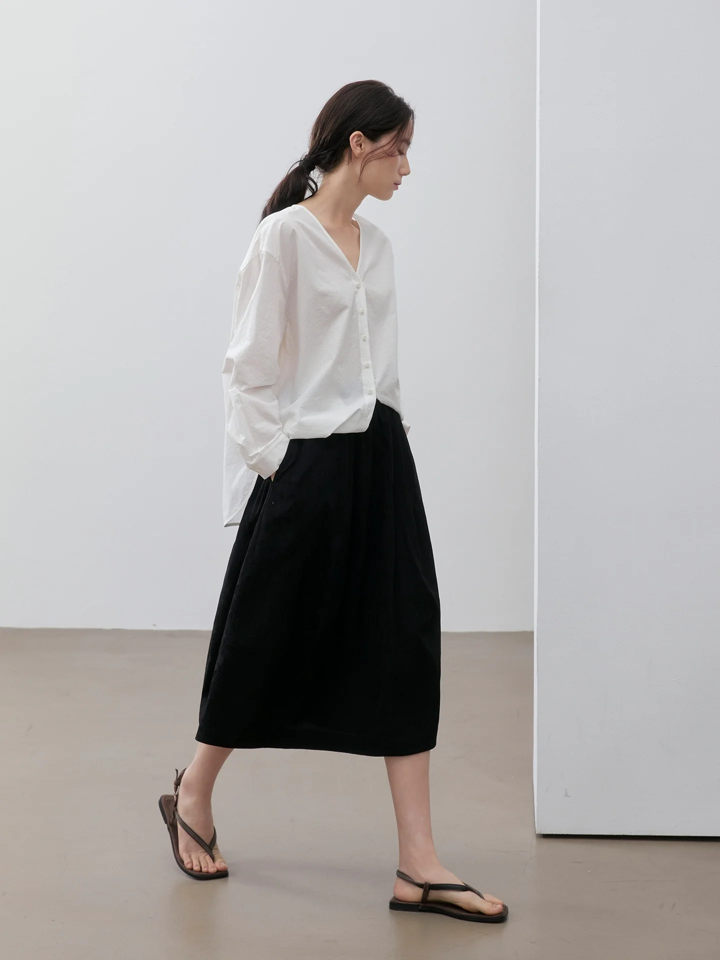 Black Versatile Spring 2026 Nomumad Balloon Skirt High Waist Mid-Length Flower Bud Half Skirt for Women Lyrical Fiber Blend
Black Versatile Spring 2026 Nomumad Balloon Skirt High Waist Mid-Length Flower Bud Half Skirt for Women Lyrical Fiber Blend