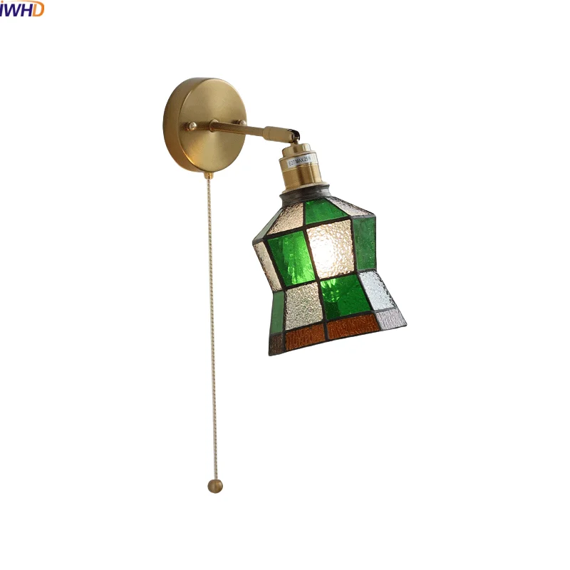 IWHD Vintage Colorful Glass LED Wall Lamp Sconce With Switch Indoor Living Room Bedroom Kitchen Industrial Decor Stair Light
IWHD Vintage Colorful Glass LED Wall Lamp Sconce With Switch Indoor Living Room Bedroom Kitchen Industrial Decor Stair Light