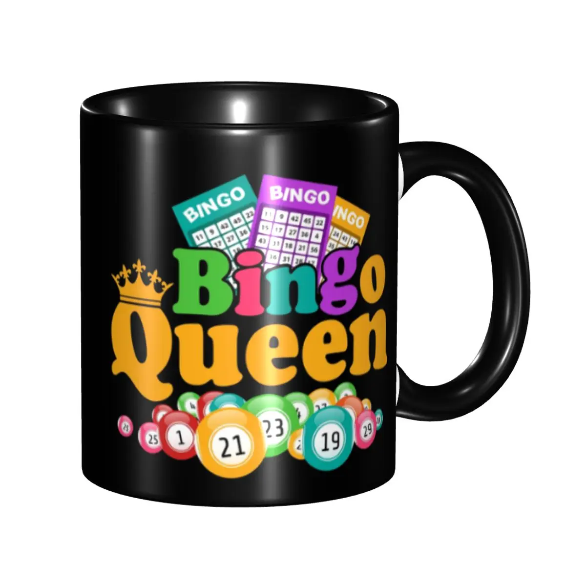 Bingo Queen Game Lover Coffee Mugs DIY Customized Ceramic Mug Creative Present
Bingo Queen Game Lover Coffee Mugs DIY Customized Ceramic Mug Creative Present