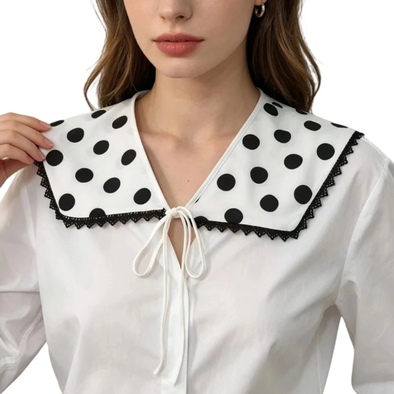 Adjustable Dots Lace Detachable Collar Removable Blouse With Fake Collar For Women Girls Shirt Sweater Accessories
Adjustable Dots Lace Detachable Collar Removable Blouse With Fake Collar For Women Girls Shirt Sweater Accessories