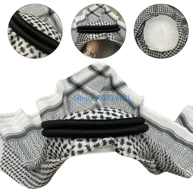 98km Keffiyeh Scarf Shawl Aqel Neckerchief Head Scarf Great for Outdoor Enthusiast
98km Keffiyeh Scarf Shawl Aqel Neckerchief Head Scarf Great for Outdoor Enthusiast