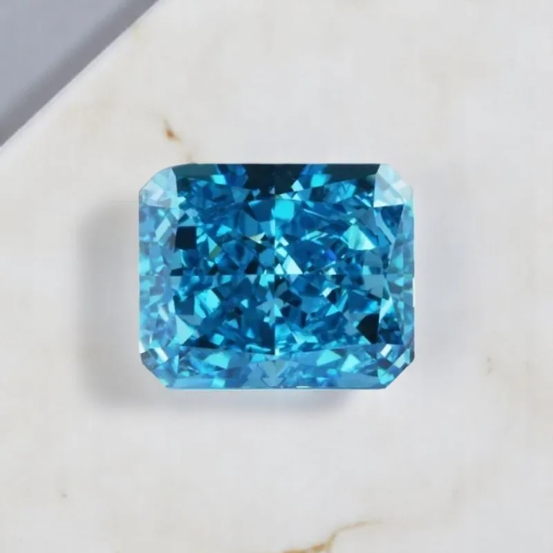 5A+ Aquamarine Radiant Crushed Ice Cut Cubic Zirconia Gemstones - 4K Cutting for DIY Jewelry
5A+ Aquamarine Radiant Crushed Ice Cut Cubic Zirconia Gemstones - 4K Cutting for DIY Jewelry