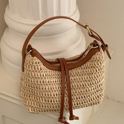 Fashion Paper Rope Straw Bag NEW Women Bags Summer Woven Beach Bags for Women Shoulder Crossbody Bag Half Moon Tote Clutch Purse
Fashion Paper Rope Straw Bag NEW Women Bags Summer Woven Beach Bags for Women Shoulder Crossbody Bag Half Moon Tote Clutch Purse