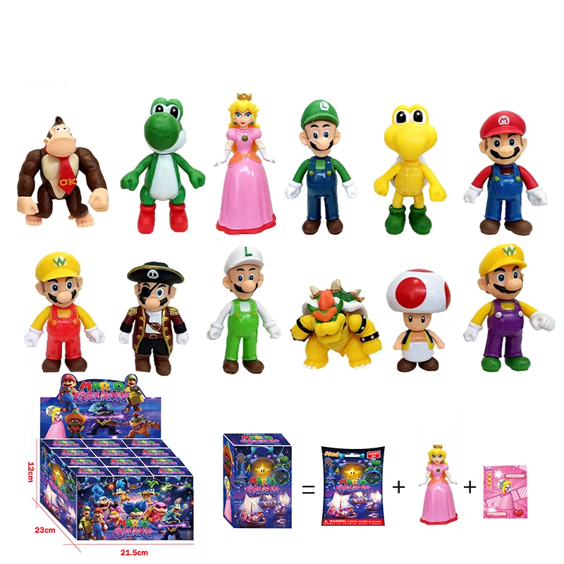Bandai Hot Super Mario Bros Luigi Yoshi Mario Cartoon Dolls Anime Figures Creative Collectible Model Toys for Kids Birthday Gift
Bandai Hot Super Mario Bros Luigi Yoshi Mario Cartoon Dolls Anime Figures Creative Collectible Model Toys for Kids Birthday Gift