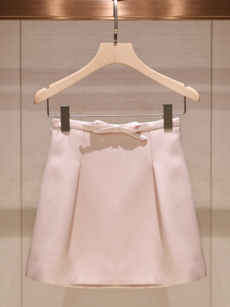 Нежно-розовая юбка А-силуэта для женщин, универсальная, с завязками, придающая молодость, с высокой талией, летняя, 2025, повседневная, бренд JOOva
Нежно-розовая юбка А-силуэта для женщин, универсальная, с завязками, придающая молодость, с высокой талией, летняя, 2025, повседневная, бренд JOOva