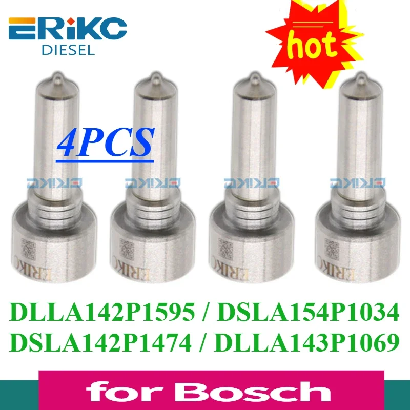 4 Pieces DLLA142P1595 DSLA154P1034 Diesel Injector Nozzle DSLA142P1474 DSLA143P1069 Engine Spray For Bosch Common Rail Injection 
4 Pieces DLLA142P1595 DSLA154P1034 Diesel Injector Nozzle DSLA142P1474 DSLA143P1069 Engine Spray For Bosch Common Rail Injection