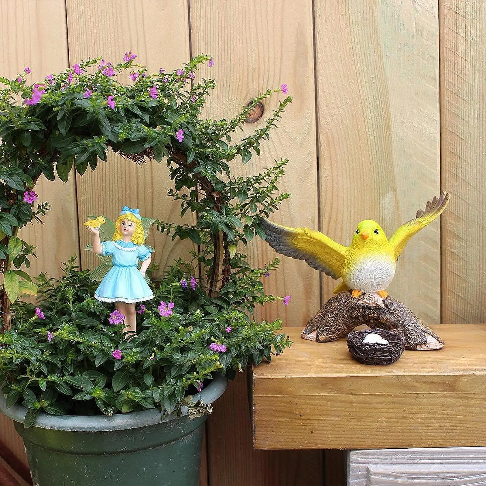 Miniature Figurines Resin,Bird Statue Fairy Garden Accessories Garden Stakes for Farmhouse Lawn Home Yard Decor
Miniature Figurines Resin,Bird Statue Fairy Garden Accessories Garden Stakes for Farmhouse Lawn Home Yard Decor