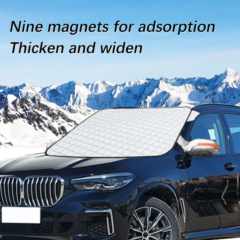 Magnetic Car Windshield Snow Cover Winter Ice-Frost Guard Sun Shade Protector For BMW X5 2022-2023 Exterior Accessories
Magnetic Car Windshield Snow Cover Winter Ice-Frost Guard Sun Shade Protector For BMW X5 2022-2023 Exterior Accessories