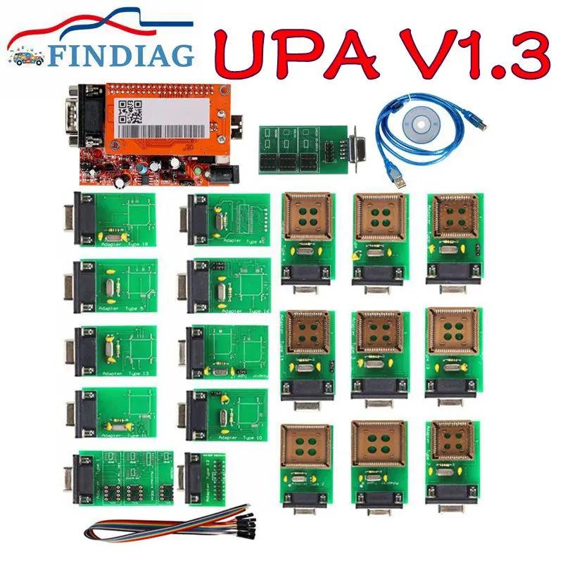 Новейший USB-программатор UPA, диагностический инструмент V1.3 для версии 2014, основной блок, UPA-USB, чип-тюнинг, программатор UPA-USB
Новейший USB-программатор UPA, диагностический инструмент V1.3 для версии 2014, основной блок, UPA-USB, чип-тюнинг, программатор UPA-USB