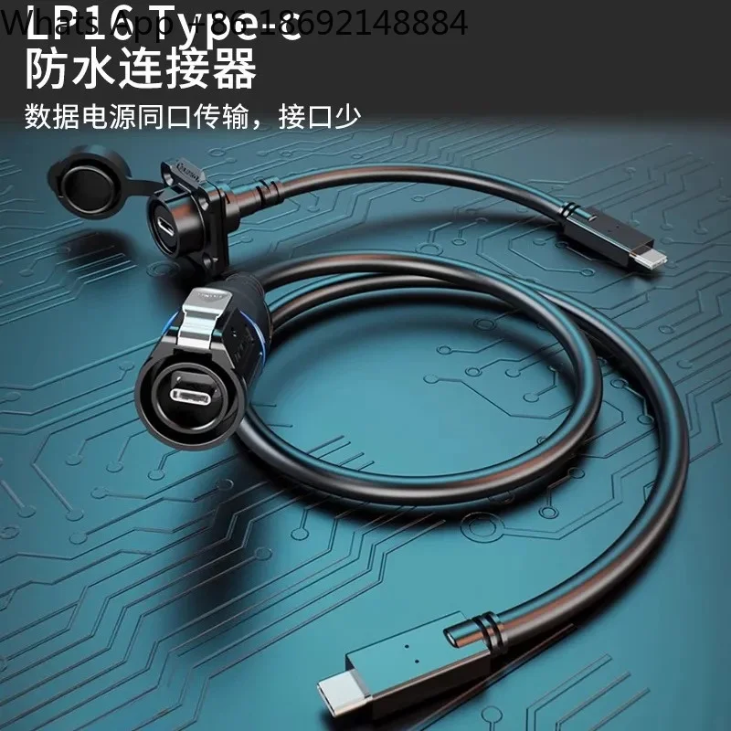 for TYPE-C aviation plug fast charging data transmission extension cable for panel installation waterproof
for TYPE-C aviation plug fast charging data transmission extension cable for panel installation waterproof