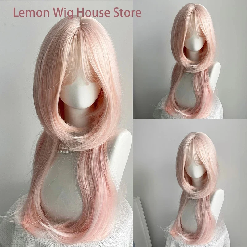 ABC123Light Pink Synthetic with Bangs Medium-length Straight Hair Lolita Layered Wigs for Women Party Cosplay Wig 3;b,6/k'5;
ABC123Light Pink Synthetic with Bangs Medium-length Straight Hair Lolita Layered Wigs for Women Party Cosplay Wig 3;b,6/k'5;