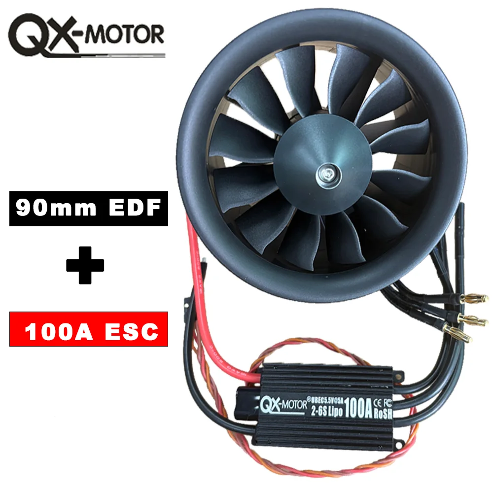 QX-MOTOR 90 мм EDF 12 лопастей канальный вентилятор с 100A 2-6S ESC QF3748 бесщеточный двигатель 1450kv 1550kv для аксессуаров для радиоуправляемых самолетов
QX-MOTOR 90 мм EDF 12 лопастей канальный вентилятор с 100A 2-6S ESC QF3748 бесщеточный двигатель 1450kv 1550kv для аксессуаров для радиоуправляемых самолетов