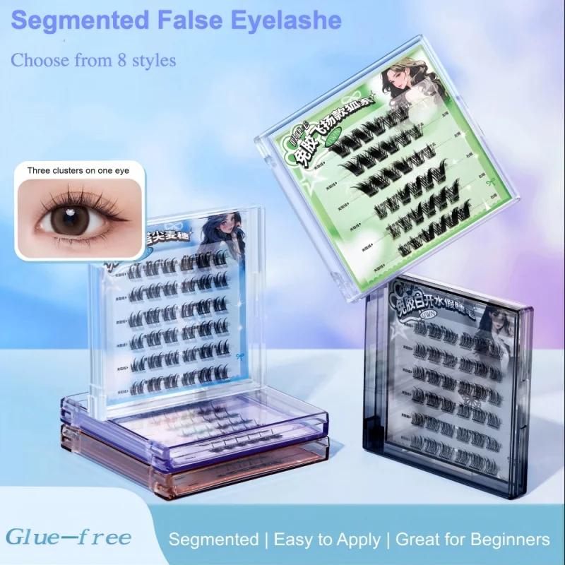 8 Styles False Eyelashes GlueFree Segmented Eyelashe Lithe Soft Natural Lashe Extension Clusters Fluffy For Lazy Daily Anime COS
8 Styles False Eyelashes GlueFree Segmented Eyelashe Lithe Soft Natural Lashe Extension Clusters Fluffy For Lazy Daily Anime COS