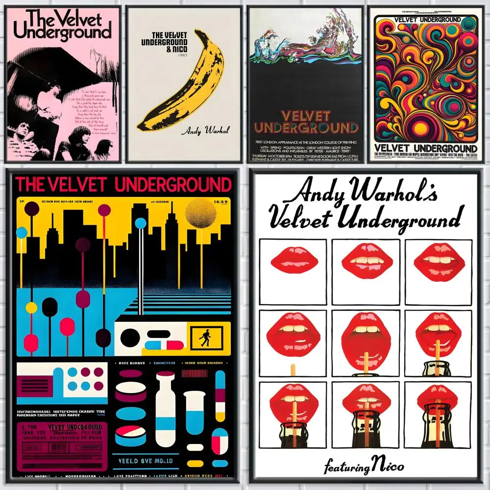 Band The V-Velvet Underground Poster Trendy Aesthetic Wall Art Good Sticker Printed on PP Paper for Living Room Bar Decoration
Band The V-Velvet Underground Poster Trendy Aesthetic Wall Art Good Sticker Printed on PP Paper for Living Room Bar Decoration