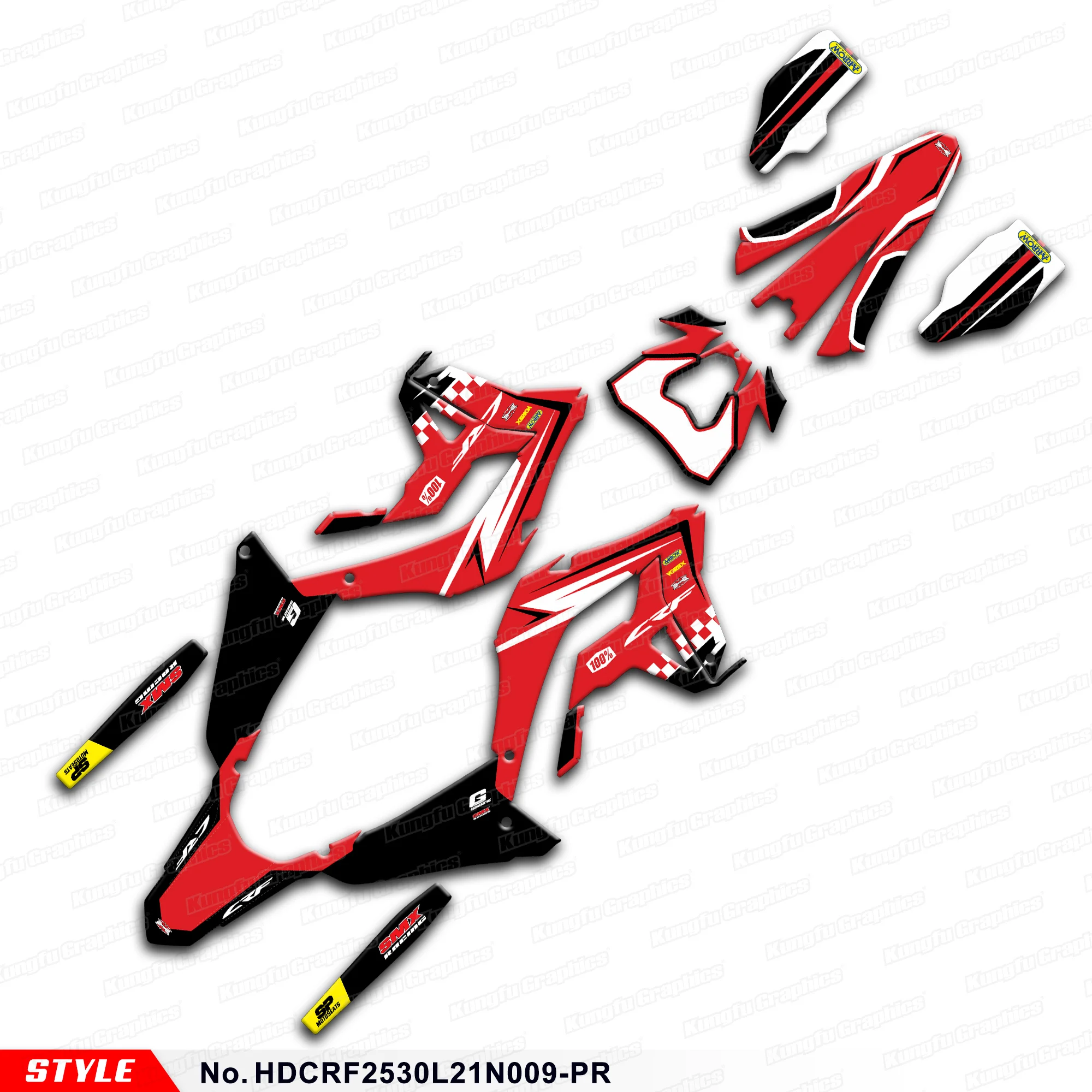 Graphics Kit Sticker Sheet for Honda CRF 250L 300L 2021 2022 2023, HDCRF2530L21N009-PR
Graphics Kit Sticker Sheet for Honda CRF 250L 300L 2021 2022 2023, HDCRF2530L21N009-PR