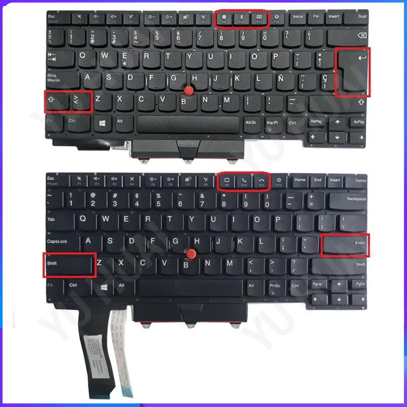 NEW for lenovo Thinkpad E14 Gen 1 E14 Gen 2 Russian/US/Spanish/Latin laptop keyboard
NEW for lenovo Thinkpad E14 Gen 1 E14 Gen 2 Russian/US/Spanish/Latin laptop keyboard