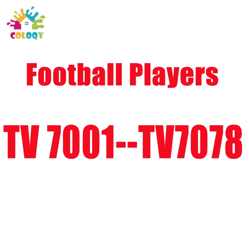 Kids Toys Football Player TV7001--TV7078 Mini Action Figures Toys For Kids Christmas Gifts
Kids Toys Football Player TV7001--TV7078 Mini Action Figures Toys For Kids Christmas Gifts