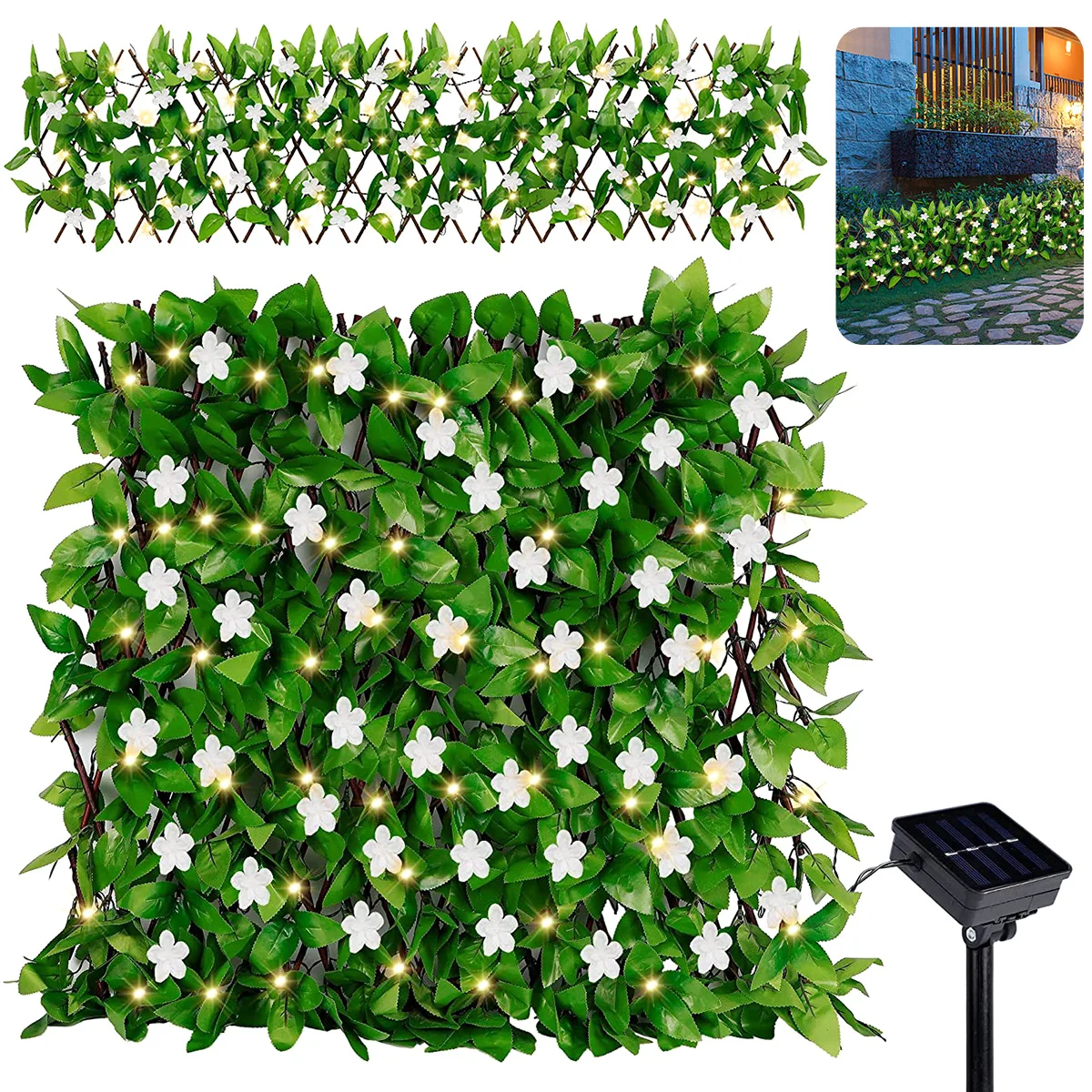 Регулируемый выдвижной искусственный забор на солнечной батарее
Регулируемый выдвижной искусственный забор на солнечной батарее