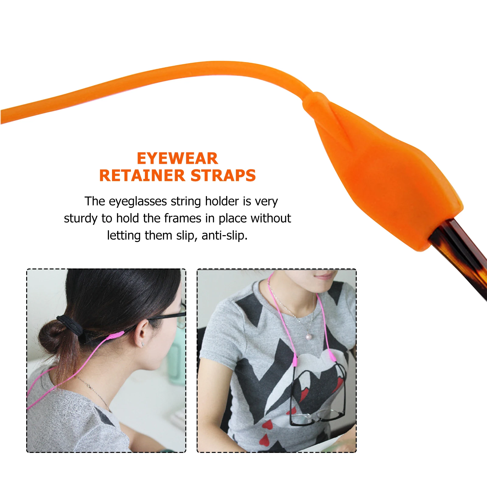 12pcs Silicone Anti-Slip Eyeglasses Cord Adjustable Safety Strap Glasses Holder Retainer Protective Rope Sturdy Durable Eyewear
12pcs Silicone Anti-Slip Eyeglasses Cord Adjustable Safety Strap Glasses Holder Retainer Protective Rope Sturdy Durable Eyewear