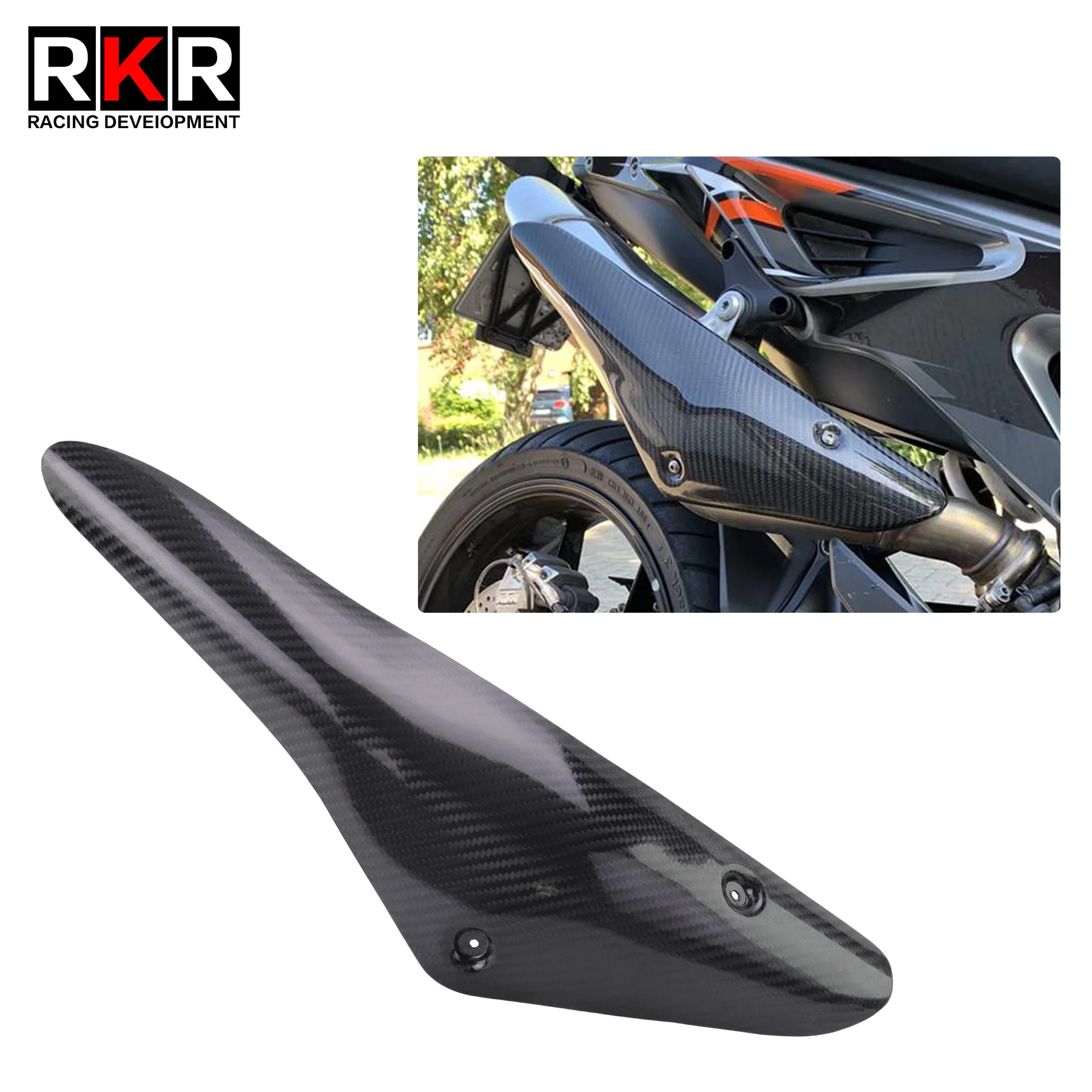 Carbon Fiber Motorcycle Exhaust Protective Cover Heat Shield Cover Decorator Accessories For DUKE 790 DUKE 890 890R 2020-2022
Carbon Fiber Motorcycle Exhaust Protective Cover Heat Shield Cover Decorator Accessories For DUKE 790 DUKE 890 890R 2020-2022