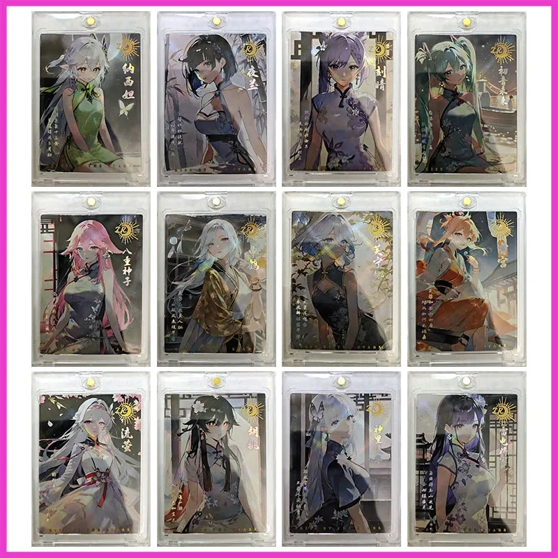 Аниме История богини Редкие ZR Коллекционные карты Nahida Yelan Keqing Sexy Miku Yae Miko Shenhe Игрушки для мальчиков Подарок на день рождения
Аниме История богини Редкие ZR Коллекционные карты Nahida Yelan Keqing Sexy Miku Yae Miko Shenhe Игрушки для мальчиков Подарок на день рождения