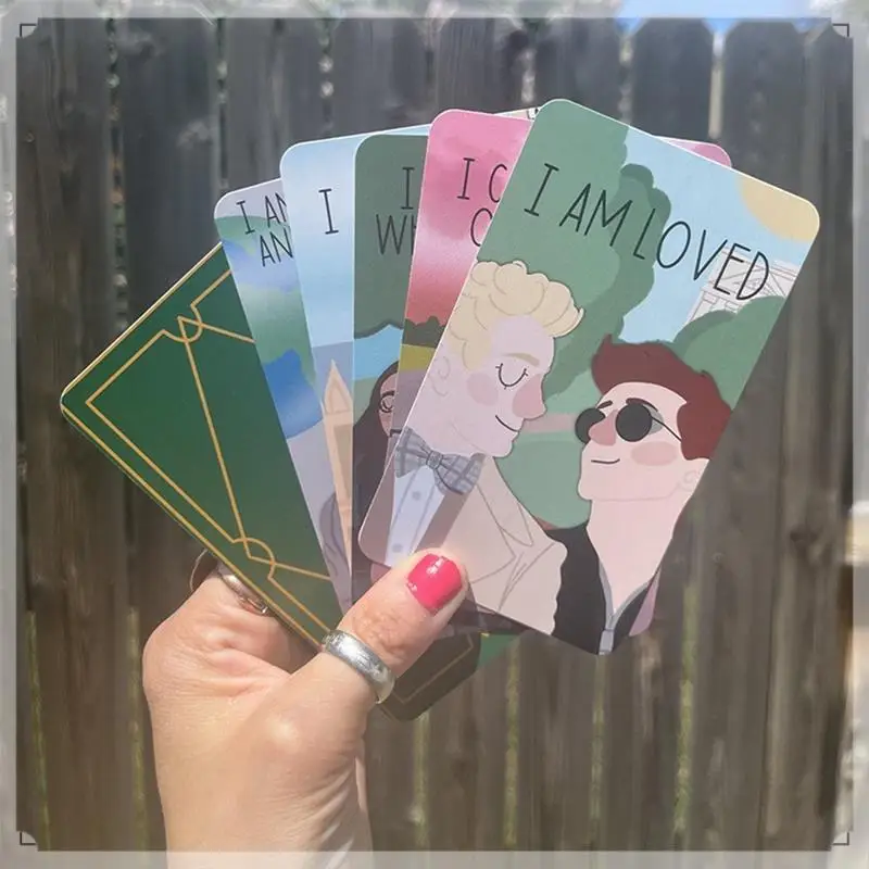 20Pcs Good Omens Affirmation Deck Prophet Lovely Figure Tarot Divination Taro Prophecy Cards
20Pcs Good Omens Affirmation Deck Prophet Lovely Figure Tarot Divination Taro Prophecy Cards